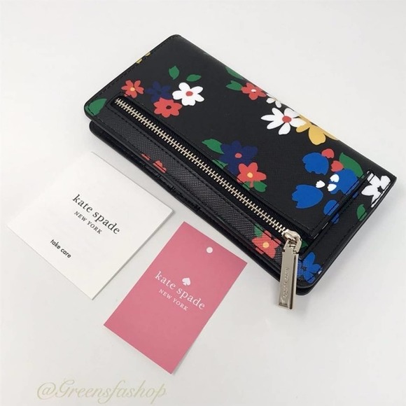 New Kate Spade Lizzie Floral backpack & wallet - Picture 11 of 12